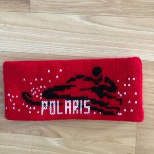 Polaris Vintage Red Knit Headband